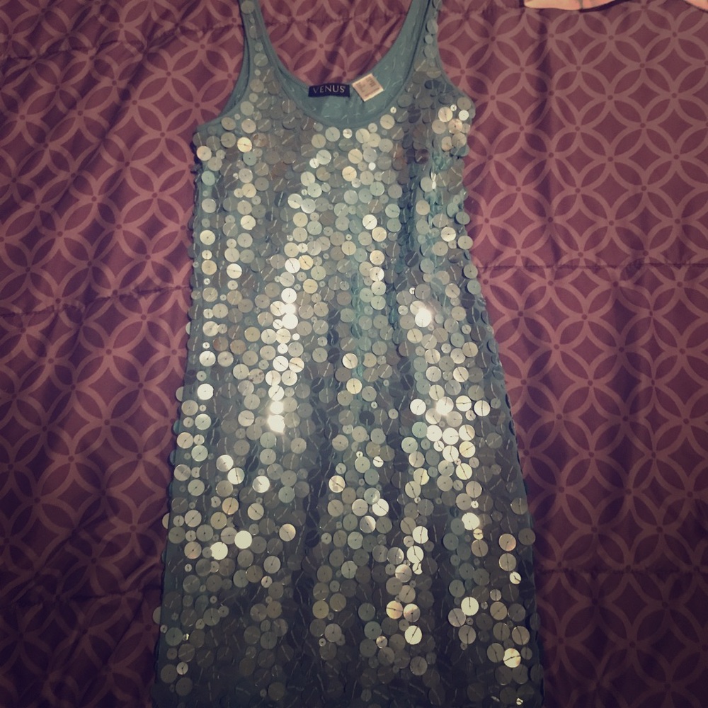 Blue party dress